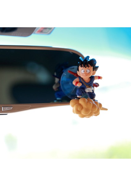 Sevimli Dragon Ball Goku Pvc Action Figure Vantuz Biblo Araba Pencere Ayna Dekor (Yurt Dışından) modelleri