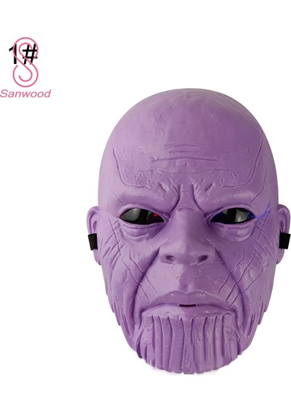 Thanos Demir Adam Maskesi Işıltılı Gözler LED Taşlar Oyuncak Cosplay Sahne ile Eldiven (Yurt Dışından)