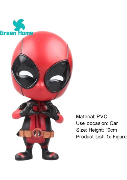 Green Home Deadpool Figürü Solmayan Anime Avengers Deadpool Aksiyon Modeli (Yurt Dışından)