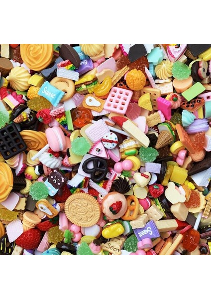 Yeni 10 Adet Mini Şeker Çörek Ekmek Bebek Gıda Ölçeği Dollhouse Minyatür Kek Aksesuarları Ev Zanaat Dekor Kek Çocuk Mutfak Oyuncaklar (Yurt Dışından)
