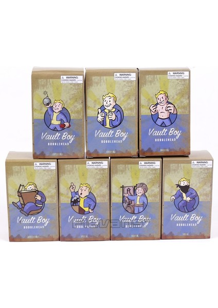 Fallout Vault Boy Bobble Head Doll Pvc Action Figure Koleksiyon Model Oyuncak 7 Stilleri (Yurt Dışından)