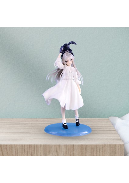 Anime Figürü Pvc Beyaz Elbise Kasugano Sora Anime Figürü Süsleme (Yurt Dışından) indirimleri