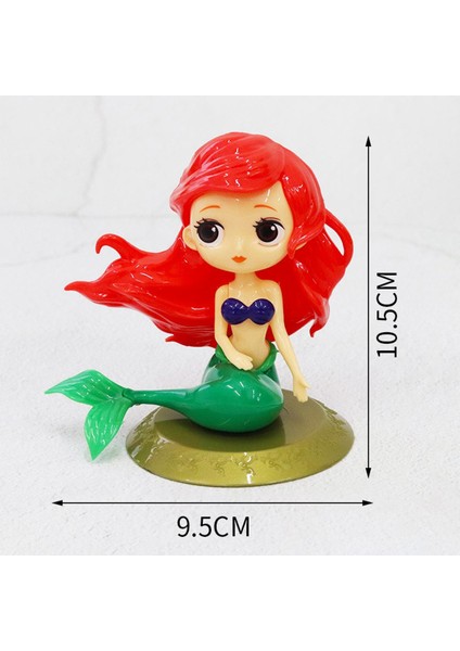 Ync Disney Prenses Figürü Sevimli Figürler Koleksiyon Pamuk Prenses, Bella, Elsa, Sophia, Ariel Şekil Kek Oyuncak Topper Hediye (Yurt Dışından)