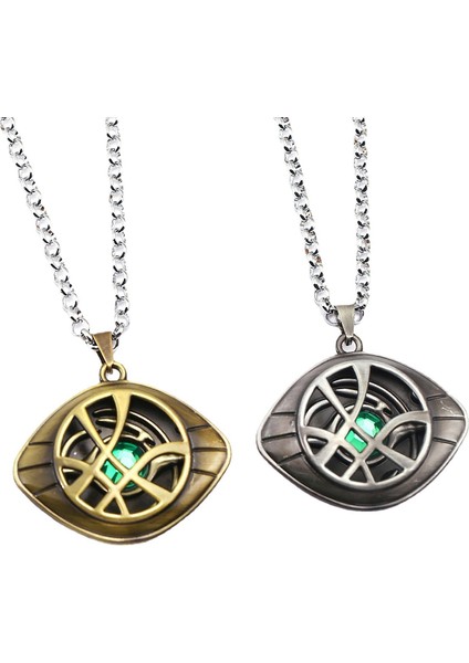 Disney Marvel Avengers Doktor Garip Göz Dönebilen Kolye Kolye Metal Aksiyon Figürü Anime Koleksiyonu Heykelcik Oyuncak Modeli (Yurt Dışından) modelleri