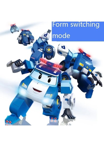 2pcs-3-Robocar Oyuncak Orijinal Poli Oyuncak Dönüştürme Robot Araba Modeli Anime Aksiyon Figürü Oyuncak Çocuklar Noel Hediyesi (Yurt Dışından)