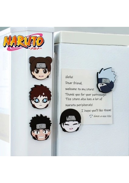 Naruto N-4cm Naruto Karikatür Pvc Buzdolabı Mıknatısları Cuet Yaratıcı Portre Buzdolabı Mıknatısları Etiket Ev Cihazı Dekor Oyuncaklar Çocuklar Noel Hediyeleri (Yurt Dışından)