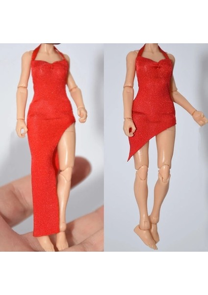 Çorap 1-3.75 Inç 1/18 Ölçekli Kadın Kıyafetleri Elbise Yüksek Yarık Elbise Yüksek Çorap Tabanca Kılıfı Fit Aksiyon Figürü Bebek (Yurt Dışından)