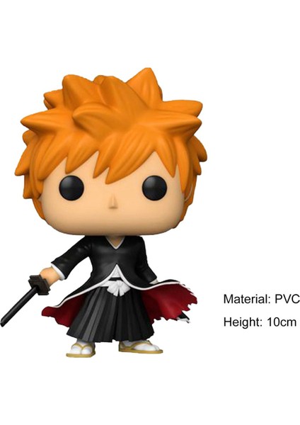 10 cm Çamaşır Suyu Şekil Gerçekçi Ichigo Ulquiorra Oyuncak Figürü Süs Koleksiyonu Hediye (Yurt Dışından)