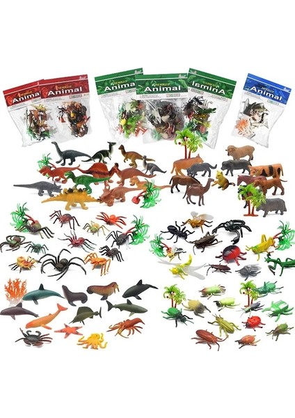 Kelebek 8 Adet-12 Adet Hayvanlar Dinozor Sealife Karınca Örümcek Yılan Tereyağlı Kertenkele Çiftliği Vahşi Hayvan Modeli Plastik Oyuncak Erkek Çocuk Oyuncakları Çocuk (Yurt Dışından)