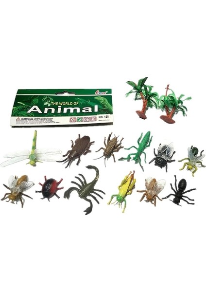 Kelebek 8 Adet-12 Adet Hayvanlar Dinozor Sealife Karınca Örümcek Yılan Tereyağlı Kertenkele Çiftliği Vahşi Hayvan Modeli Plastik Oyuncak Erkek Çocuk Oyuncakları Çocuk (Yurt Dışından)