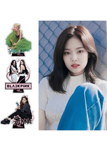 Jennie Standı Burcu Lisa Jennie Pembe Şekil Standee Akrilik Dekor Standı (Yurt Dışından) fırsatları