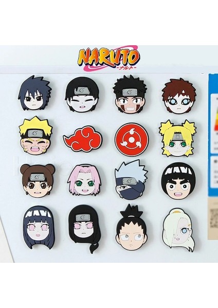 Naruto M-4cm Naruto Karikatür Pvc Buzdolabı Mıknatısları Cuet Yaratıcı Portre Buzdolabı Mıknatısları Etiket Ev Cihazı Dekor Oyuncaklar Çocuklar Noel Hediyeleri (Yurt Dışından)