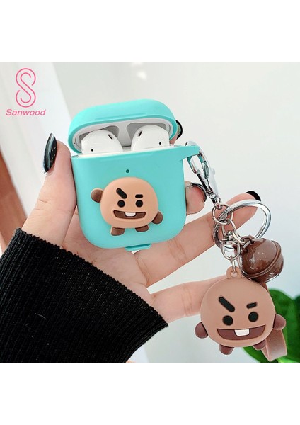 K-Pop Bts Karikatür Kablosuz Kulaklık Kulaklık Kılıfı Kulaklık Için Koruyucu Kapak2/3 (Yurt Dışından) modelleri
