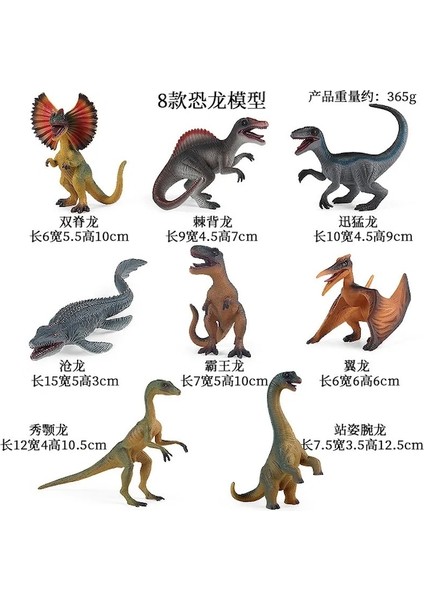 8 Adet Dinosaur-M-8pcs/jurassic Dinozor Simülasyon Modeli Oyuncak Hayvanlar Mini Oda Dekor Boys Için Parti Iyilik Plastik Dinozor Oyuncaklar Çocuklar Için 2-4 (Yurt Dışından)