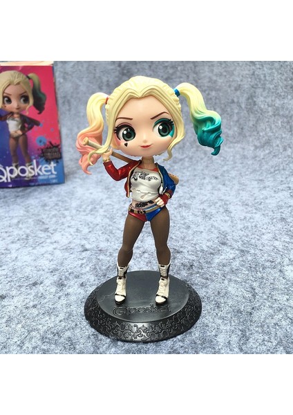【rongcai】 Q Posket Wonder Woman Black Widow Harley Quinn Palyaço Kız Süper Kahraman Pvc Action Figure Anime Figürleri Koleksiyon Bebekler Çocuk Oyuncak (Yurt Dışından) modelleri