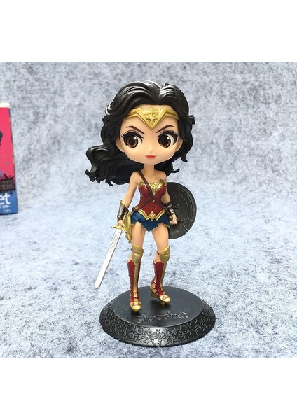 【rongcai】 Q Posket Wonder Woman Black Widow Harley Quinn Palyaço Kız Süper Kahraman Pvc Action Figure Anime Figürleri Koleksiyon Bebekler Çocuk Oyuncak (Yurt Dışından) fırsatları
