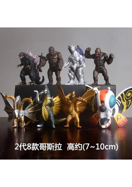 No.15-Godzilla Oyuncak Şekil Modeli Canavar King Kong Anime Aksiyon Figürleri Film Çevre Birimleri Oyuncak Koleksiyonu Karikatür Serin Süsler Hediyeler (Yurt Dışından)