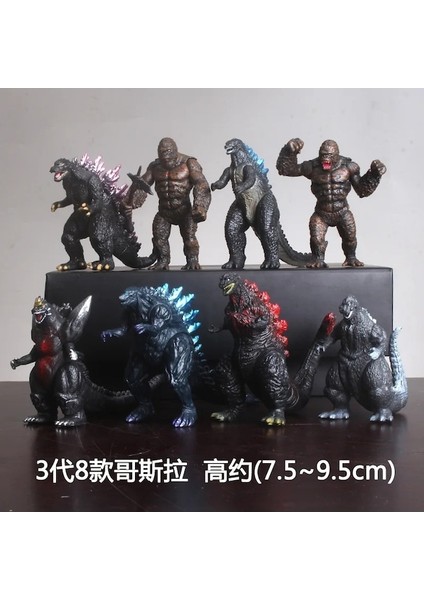 No.15-Godzilla Oyuncak Şekil Modeli Canavar King Kong Anime Aksiyon Figürleri Film Çevre Birimleri Oyuncak Koleksiyonu Karikatür Serin Süsler Hediyeler (Yurt Dışından)