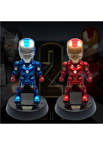 Avengers Kahraman Serisi Güneş Enerjisi Sallayarak Kafa Bebek Oyuncak Araba Kontrol Paneli Süsleme (Yurt Dışından) modelleri