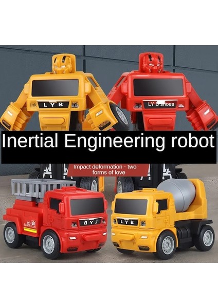 Taşıyıcı-Dönüşüm Robot Oyuncaklar Çocuklar Için Ekskavatör Kamyonları Çocuklar Hediye Itfaiye Kamyonu Deformasyon Robotlar Oyuncaklar Boys Için (Yurt Dışından)