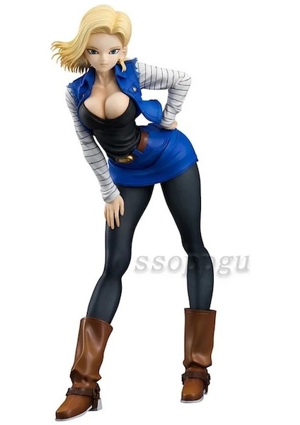 D Hiçbir Kutu-Anime Dragon Ball Şekil Yetişkin Kız Bulma Lansmanı Bideru Chichi Android 18 Pvc Action Figure Koleksiyon Model Oyuncaklar Bebek Çocuk Hediye (Yurt Dışından)