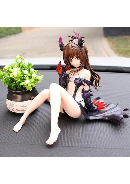 Sevmek Ru Darkness Yuuki Mikan Pvc Action Figure Kawaii Kız Lala Araba Dekorasyon Kız Karakter Modeli Bebek Oyuncak Figürler (Yurt Dışından)