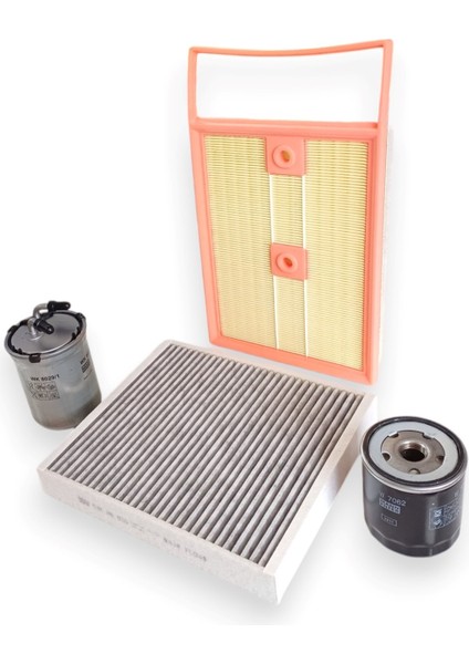 Seat Ibiza 2015-2017 1.4 Dizel Cus Motor Mann Filtre Seti Takımı modelleri