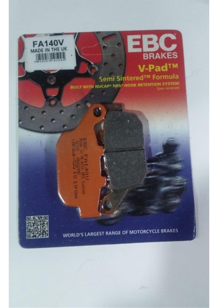 Fren Balatası Yarı Sinter FA140V 1998-2010 Honda Vtr 250