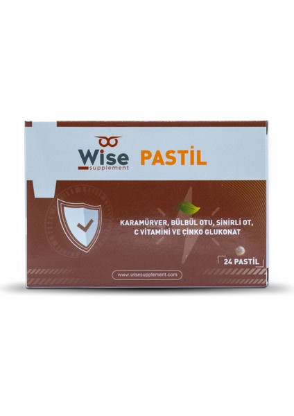 Karamürver, Kekik, Sinirliot, C Vitamini, Çink Glukonat Içeren Pastil