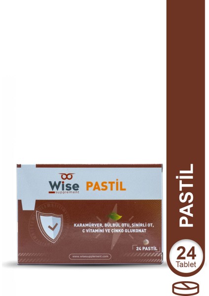 Karamürver, Kekik, Sinirliot, C Vitamini, Çink Glukonat Içeren Pastil