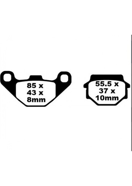 Fren Balatası SFA067HH Sinter 1991-2001 Kawasaki Zzr 250