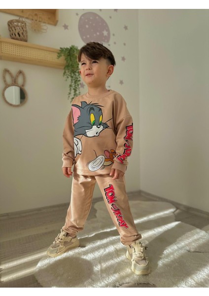 Tom Jerry Baskılı Alt Üst Takım