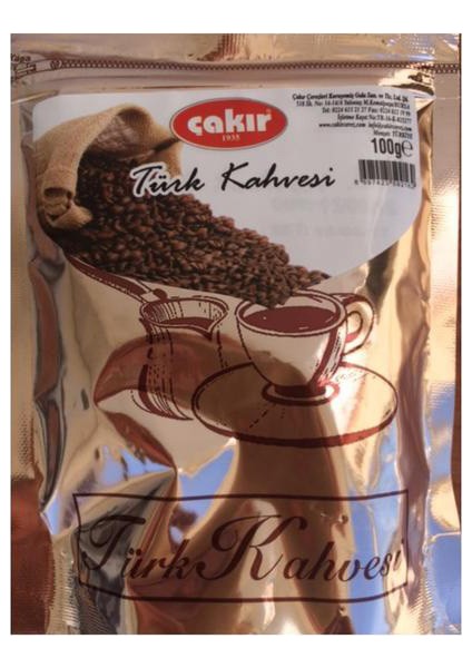 Çakır Türk Kahvesi 100 gr 5 Paket