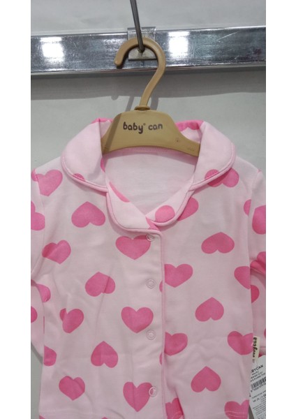 Uğurböceğiçocuk Kalpli Baskılı Pijama Takım 2422