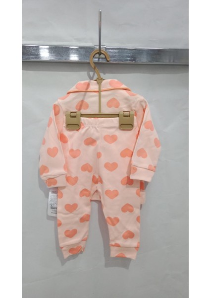 Uğurböceğiçocuk Kalpli Baskılı Pijama Takım 2422