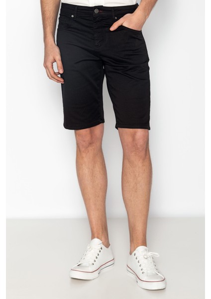 Erkek Fit Pamuklu Extra Rahat Kısa Şort