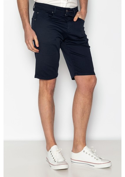 Erkek Fit Pamuklu Extra Rahat Kısa Şort