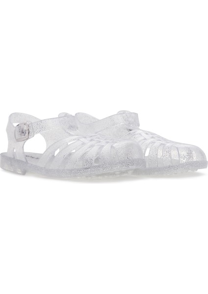 Kadın Şeffaf Bilekten Bantlı Jelly Sandalet 25SFE4907PV