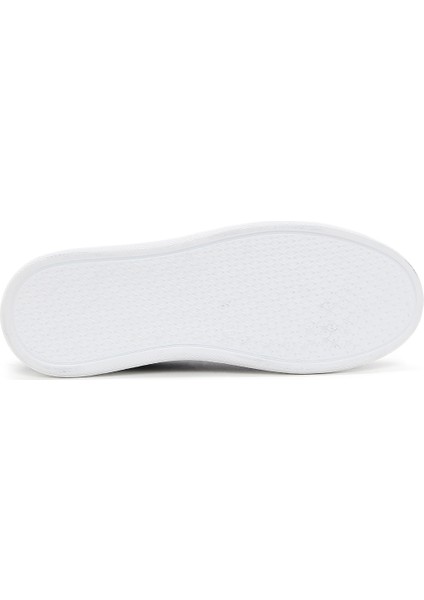 Kadın Siyah Bağcıklı Deri Sneaker 25SFD500718