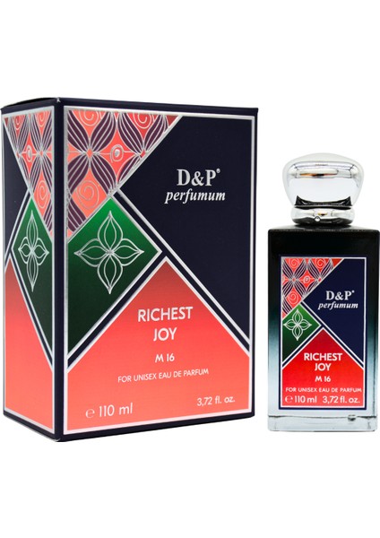Premium Seri U-M16 Richest Joy Unisex Parfüm 110 ml