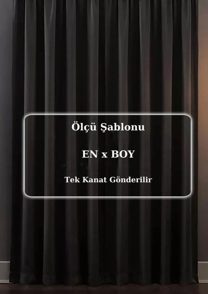 Markahil Blackout Işık Geçirmez Fon Perde Pilesiz Ekstraforlu Karartma Güneşlik