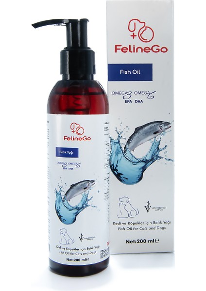 Kedi Ve Köpekler İçin Balık Yağı 200ml
