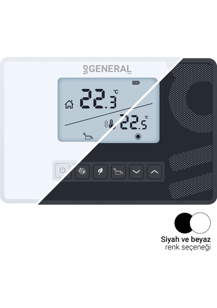 Mitra HT270S Rf Mod Seçenekli Kablosuz Oda Termostatı