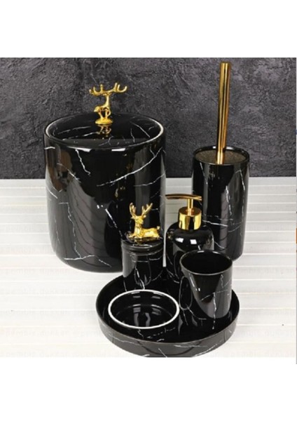 Riki Lüks Porselen Banyo Seti 7prc