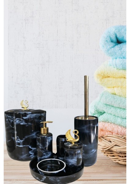 Riki Lüks Porselen Banyo Seti 7prc fiyatları