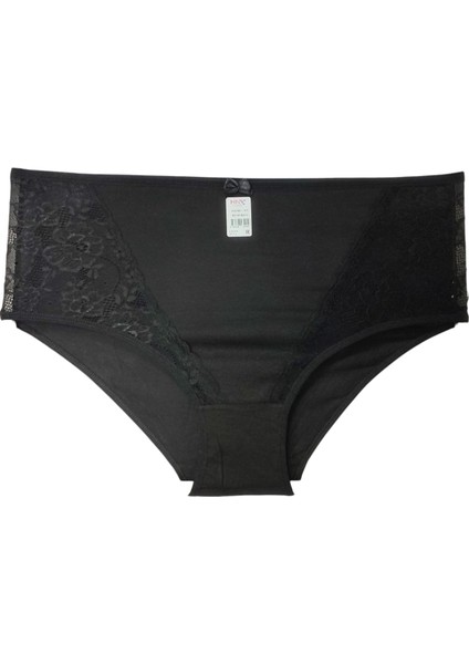 Hnx 4'lü Pamuklu Ön ve Arka Dantelli Yüksek Bel Büyük Beden Kadın Külot modelleri