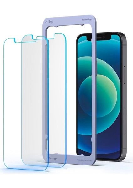 Caseology iPhone 12 mini Cam Ekran Koruyucu Kolay Kurulum (2 Adet) - AGL01818