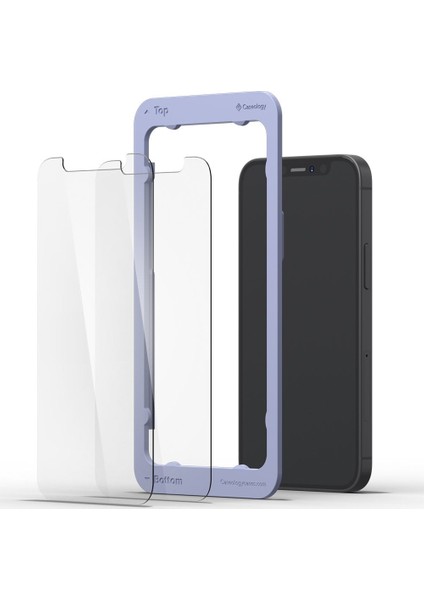 Caseology iPhone 12 mini Cam Ekran Koruyucu Kolay Kurulum (2 Adet) - AGL01818 fırsatları