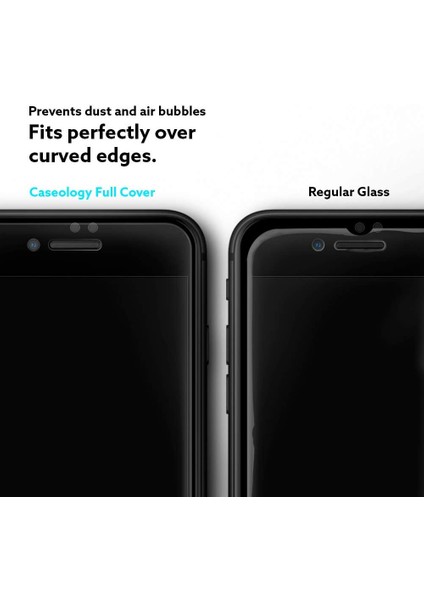 Caseology iPhone Se (2022 / 2020) / 8 / 7 Cam Ekran Koruyucu Kolay Kurulum Snap Fit (2 Adet) - AGL01346