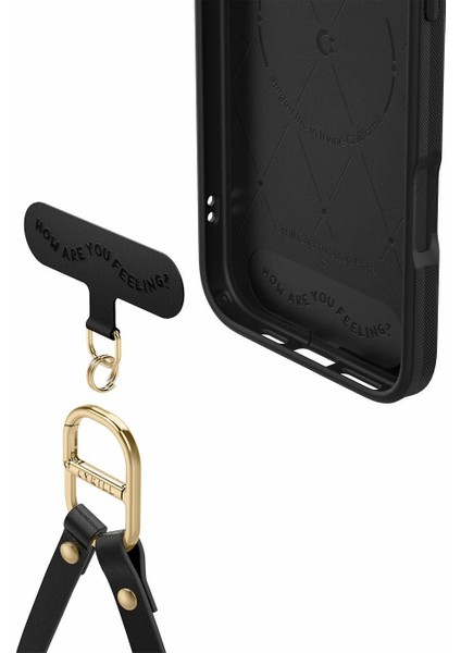 Ciel by CYRILL Apple iPhone 16 Pro Max ile Uyumlu Askılı MagSafe Kılıf Kajuk Mag Hava Kanalı Teknolojisi™ Askeri Sınıf Koruma Classic Charm Black Vegan Deri Kapak - ACS08400 fırsatları